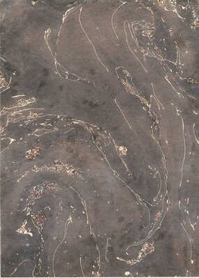 Тарханов Михаил Михайлович. Три композиции эбру в коричнево-бежевых тонах